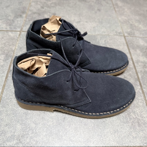 NEW by French brand Cyrillus girls suede booties sz 34 - Picture 2 of 3